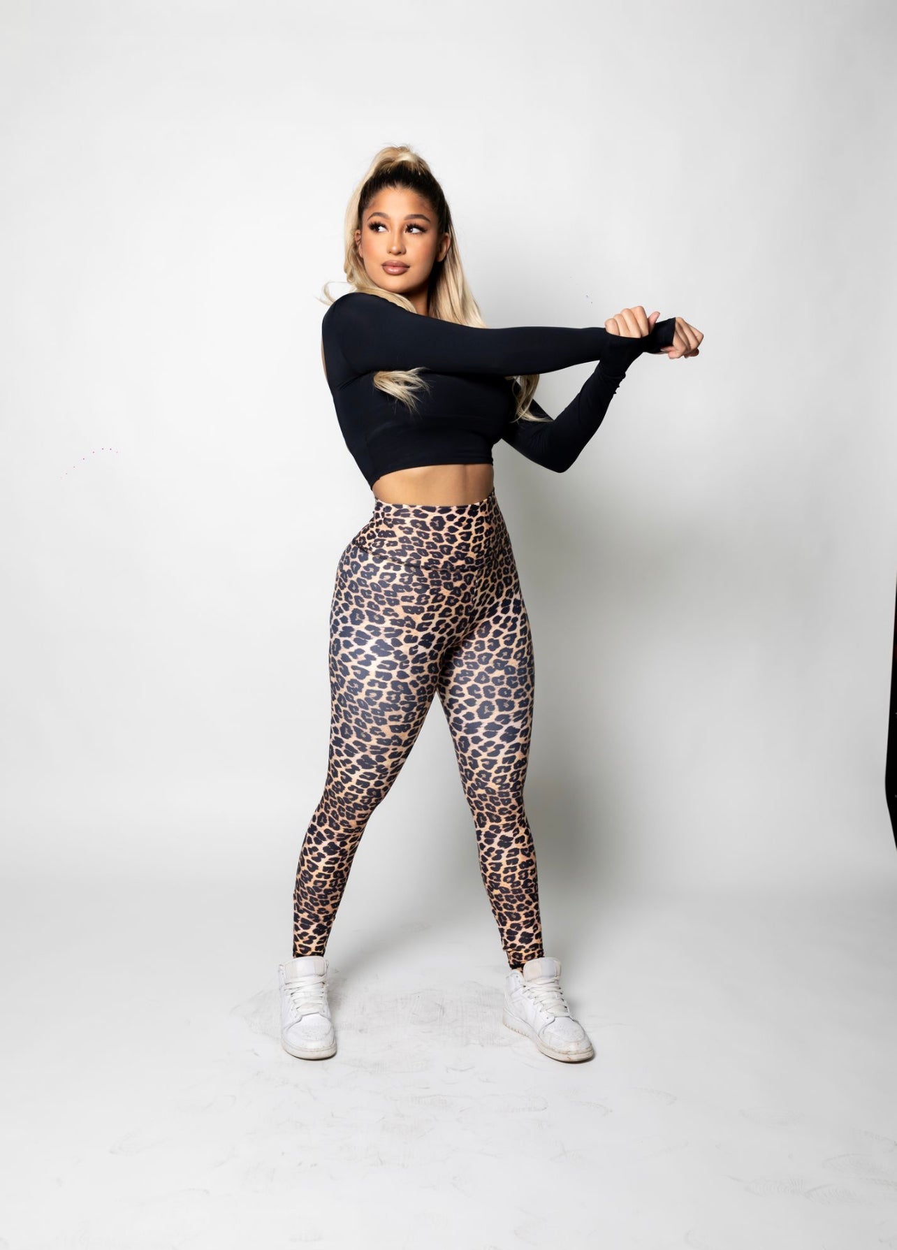 Backless Long Sleeve Top